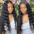 cheap Human Hair Lace Front Wigs-Remy Human Hair 13x6 Lace Front 13x4 Lace Front Wig Free Part Brazilian Hair Straight Natural Wig 130% 150% 180% Density with Baby Hair 100% Virgin Glueless Pre-Plucked For wigs for black women Long