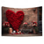 cheap Wedding-Wedding Decorations Backdrop Photograph Wall Hanging Large Tapestry Art Mural Decor Blanket Curtain Home Bedroom Living Room Decoration Roses Heart