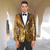 cheap Tops-Retro Vintage 1980s Shiny Metallic Tuxedo Suits &amp; Blazers Disco Sequins Men&#039;s Carnival Costume Christmas Halloween Carnival Cocktail Party Theme Party Pride Parade Adults&#039; Coat