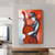 cheap Oil Paintings-3 Pieces Hand-painted Abstract Picasso Man Playing Musical Instrument Handmade Grace Woman Oil Painting on Canvas Nordic Jazz Violin Home Decor Modern Rolled Canvas (No Frame)