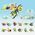 cheap Building Toys-12PCS Party Favors for Kids Goodie Bags Mini Building Blocks Dinosaur Animal Building Blocks SetBuilding Sets Stem Toys for Birthday Party GiftGoodie Bags Prize Cake Topper