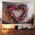 cheap Wedding-Wedding Decorations Backdrop Photograph Wall Hanging Large Tapestry Art Mural Decor Blanket Curtain Home Bedroom Living Room Decoration Roses Heart