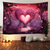 preiswerte Hochzeit-Hochzeitsdekorationen Hintergrund Foto-Wandbehang großer Teppich Kunst Wanddeko Decke Vorhang Heim Schlafzimmer Wohnzimmer Dekoration Herz