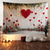 voordelige Bruiloft-Huwelijksdecoraties Achtergrond Fotografie Wandhang Large Tapestry Kunst Muur Decor Deken Gordijn Thuis Slaapkamer Woonkamer Decoratie Rozenhart