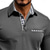 cheap Men&#039;s Classic Polo-Men&#039;s Work Shirt Polo Shirts Street Business Lapel Classic Long Sleeve Fashion Basic Plaid Check Pocket Check Pattern Fall Winter Cross-Seasons Regular Fit Black Burgundy Royal Blue Blue Army Green