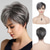 cheap Synthetic Trendy Wigs-Womens Short  Wig Layered Synthetic Heat Resistant Pixie Hair Wig for Daily Party Use