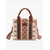 cheap Handbag &amp; Totes-Women&#039;s Boho Ethnic Print Tote Bag – Vintage-Inspired Canvas Handbag with Leather Accents, Ideal for Casual Outings and Everyday Use