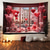 cheap Wedding-Wedding Decorations Backdrop Photograph Wall Hanging Large Tapestry Art Mural Decor Blanket Curtain Home Bedroom Living Room Decoration Heart Window