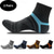 billiga herrstrumpor-Herr 2 par Multipack Socka Crew strumpor Löparstrumpor Vardagliga strumpor Svart Blå Färg Rand Sport &amp; Utomhus Dagligen Semester Grundläggande Medium Vår Höst Mode Ledigt
