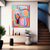 cheap Landscape Paintings-Large hand painted colorful Abstract Painting handmade wall art  Colorful oil painting Wall Art Large Modern Decor Abstract Art Multicolour Painting Vibrant pablo picasso style oil painting Artwork