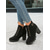 cheap Ankle Boots-Women&#039;s Green Lace-Up Ankle Boots with Buckle Detail – Chunky Heel Combat Style for Casual and Outdoor Wear