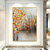 cheap Landscape Paintings-Handmade Oil PaintingCanvasWall Art DecorationAbstract Knife PaintingLandscape Flower and TreeFor Home Decor Rolled Frameless Unstressed Painting