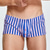 baratos Moda Íntima para Homem Confortável-Homens 1 pc Cueca Boxer Boxers Cintura elástica 50% algodão Respirável Macio Confortável Xadrez Bloco de cor Cintura Baixa Branco Amarelo