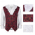 abordables Hauts-Rococo Victorienne Steampunk Costume de fête Veste Vampire Noble Déguisement Homme Royal Halloween Carnaval Performance Soirée LARP Adultes Haut