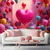 preiswerte Hochzeit-Hochzeitsdekorationen Hintergrund Fotowandbehang große Wandteppich Kunst Wanddekoration Decke Vorhang Heim Schlafzimmer Wohnzimmer Dekoration Liebesballons