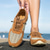cheap Men&#039;s Sneakers-Men&#039;s Tan Suede Athletic Shoes with Breathable Mesh Panels – Lightweight Casual Outdoor Footwear for Comfort and Style