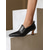 cheap Women&#039;s Slip-Ons &amp; Loafers-Women&#039;s Burgundy Slip-On Pointed Toe Mid-Heel Shoes – Elegant Faux Leather Office Pumps with Block Heel for Formal and Casual Wear
