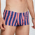 baratos Moda Íntima para Homem Confortável-Homens 1 pc Cueca Boxer Boxers Cintura elástica 50% algodão Respirável Macio Confortável Xadrez Bloco de cor Cintura Baixa Branco Amarelo