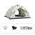 cheap Tents, Canopies &amp; Shelters-2 person Camping Tent Outdoor Windproof UPF50+ UV Resistant Single Layered Poled Camping Tent 1000-1500 mm for Fishing Climbing Beach Oxford Cloth 200*150*125 cm