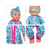cheap Doll Clothing &amp; Accessories Sets-Realistic Reborn Baby Doll Clothes 18 inch Outfits Clothing Set Accessories Suitable for Reborn Babies and Newborns(WITHOUT DOLL)