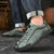preiswerte Sneaker für Herren-braune Freizeit-Sneaker aus Kunstleder für Herren mit verstellbaren elastischen Schnürsenkeln – strapazierfähige, rutschfeste Sohle, bequeme Passform für den Alltag