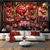 cheap Wedding-Wedding Decorations Backdrop Photograph Wall Hanging Large Tapestry Art Mural Decor Blanket Curtain Home Bedroom Living Room Decoration Heart Window