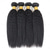 cheap 4 Bundles Human Hair Weaves-4 Bundles Hair Weaves Brazilian Hair Yaki Straight Human Hair Extensions Human Hair Bundle Hair 8-28 inch Black Women Easy dressing Youth
