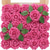 cheap Artificial Plants &amp; Flowers-25pcs/set Artificial Flowers Wedding Decoration Rose Bouquets Valentine&#039;s Day Gift Real Looking Ivory Foam Fake Roses with Stems for DIY Wedding Bouquets White Bridal