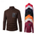 billige genser for menn-Herre Turtleneck genser Pullover genser Riflet Strikke Lapper Lomme Helfarge Rullekrage Elegant Årgang Arbeid Formell Klær Biskop Høst Vinter Vin Navyblå M L XL