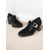 ieftine Semi-formal-pantofi de damă din catifea verde Mary Jane cu toc bloc cu cataramă fluture – încălțăminte elegantă de inspirație vintage pentru ocazii speciale