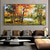 cheap Landscape Paintings-Handmade Oil Painting Canvas Wall Art Decoration Modern Beautiful Maple Forest Scenery for Living Room Home Decor Rolled Frameless Unstretched Painting