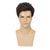 cheap Mens Wigs-Mens Short Curly Brown Wig Synthetic Halloween Party Cosplay Costume Full Wigs for Men