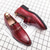 cheap Semi-Formal-Men&#039;s Blue and Red Crocodile-Embossed Faux Leather Loafers – Sleek Slip-On Design with Metal Accent for Christmas, Formal and Business Wear