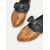 abordables Sandalias planas de mujer-Mocasines con estampado de leopardo para mujer, detalle de lazo y detalles metálicos: elegantes zapatos sin cordones para uso informal y de fiesta