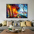 cheap Landscape Paintings-Large handmade Abstract City Painting handmade Urban Art Painting hand painted City Skyline autumn Painting New York Skyline forest oil painting New York city paintings Wall Art Abstract Painting