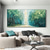 cheap Landscape Paintings-3D Green Forest Painting canvas hand painted wall art tree canvas abstract painting autumn painting handmade Narrow wall decoroversize Large Abstract Blue Wall Decor tree landscape paintings