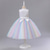 cheap Unicorn Dresses-Flower Girl Dress Kid&#039;s Girls&#039; Princess Dress Performance Wedding Party Elegant Beautiful Mesh Floral Sleeveless Crew Neck White Pink 4 years+