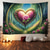 preiswerte Hochzeit-Hochzeitsdekorationen Hintergrund Foto-Wandbehang großer Teppich Kunst Wanddeko Decke Vorhang Heim Schlafzimmer Wohnzimmer Dekoration Herz