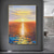 ieftine Picturi Abstracte-picturi în ulei realizate manual, pânză, artă de perete, decorare modernă, abstractă, peisaj de răsărit al mării, pentru decor acasă, pictură neîntinsă fără rame laminate