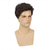 cheap Mens Wigs-Mens Short Curly Brown Wig Synthetic Halloween Party Cosplay Costume Full Wigs for Men