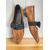 abordables Sandalias planas de mujer-Mocasines con estampado de leopardo para mujer, detalle de lazo y detalles metálicos: elegantes zapatos sin cordones para uso informal y de fiesta