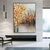 cheap Landscape Paintings-Handmade Oil PaintingCanvasWall Art DecorationAbstract Knife PaintingLandscape Flower and TreeFor Home Decor Rolled Frameless Unstressed Painting