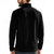 baratos Suéteres básicos-Homens Moletom Fleece Moletom com zíper Preto Verde Tropa Cáqui Cinzento Escuro Azul Claro Meio Zíper Tecido Desportos e Ar livre Diário Feriado Poliéster Roupa de rua Básico Casual Outono &amp; inverno