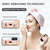 cheap Body Massager-Facial Cleansing Brush Vibrating Face Scrubber Waterproof Rechargeable Silicone Electric 15 Cleansing Mode 5 Function Lights Facial Cleanser Device Deep Cleansing EMS