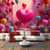 preiswerte Hochzeit-Hochzeitsdekorationen Hintergrund Fotowandbehang große Wandteppich Kunst Wanddekoration Decke Vorhang Heim Schlafzimmer Wohnzimmer Dekoration Liebesballons