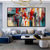 cheap Abstract Paintings-Mintura Handmade Color Block Oil Paintings On Canvas Wall Art Decoration Modern Abstract Picture For Home Decor Rolled Frameless Unstretched Painting