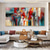 cheap Abstract Paintings-Mintura Handmade Color Block Oil Paintings On Canvas Wall Art Decoration Modern Abstract Picture For Home Decor Rolled Frameless Unstretched Painting
