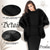 cheap Faux Fur Wraps-Winter Faux Fur Long Shawl Cloak Stretchy Satin Glove Opera Bridal Dance Gloves for Women Wedding Dress Party Coat