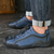 preiswerte Sneaker für Herren-braune Freizeit-Sneaker aus Kunstleder für Herren mit verstellbaren elastischen Schnürsenkeln – strapazierfähige, rutschfeste Sohle, bequeme Passform für den Alltag