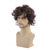 ieftine Peruci Bărbați-perucă creț pentru bărbați perucă scurtă stratificată maro perucă de păr sintetică Halloween cospaly